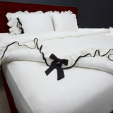 LIQUIDE DUVET COVER ECRU