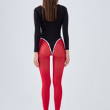 LOTUS BODYSUIT BLACK