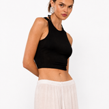 HALTERNECK BLOUSE BLACK