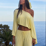 BELLA PAREO SET BUTTER YELLOW