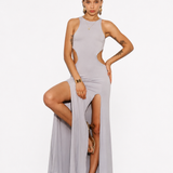 RHEA DRESS SILVER