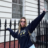 SKI CLUB SWEATSHIRT LACİVERT 