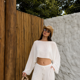 BELLA PAREO SET ECRU