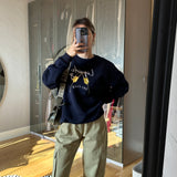 SKI CLUB SWEATSHIRT LACİVERT 