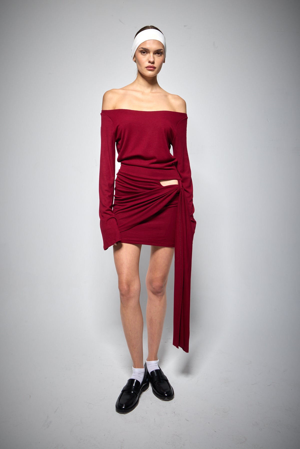 RIVIERA ELBİSE BORDO