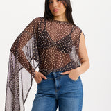 JESS TOP DEER PRINT