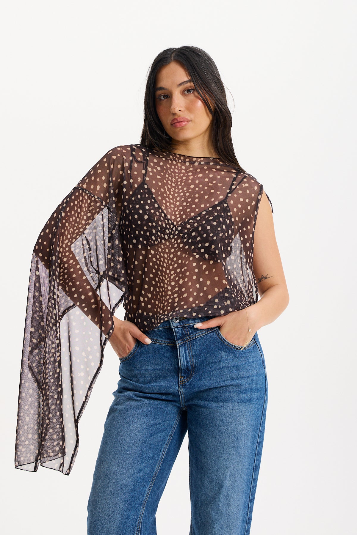JESS TOP DEER PRINT