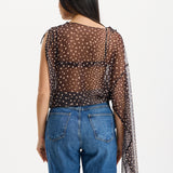 JESS TOP DEER PRINT