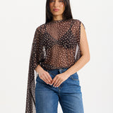 JESS TOP DEER PRINT