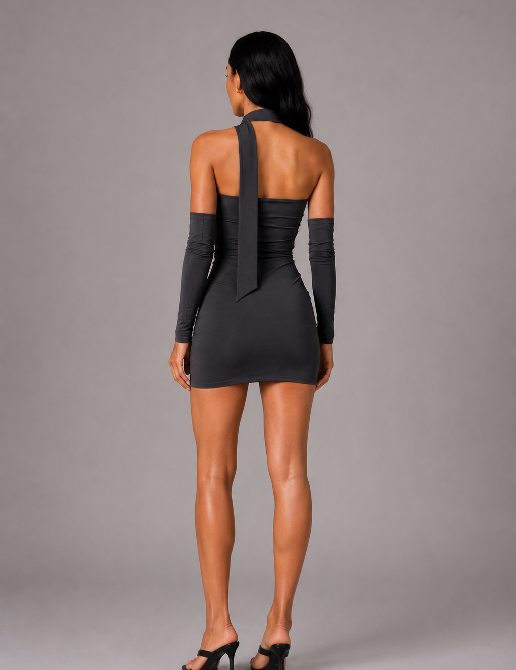KENDALL ELBİSE FÜME