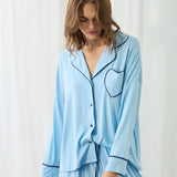 AMOUR HEART PYJAMAS BLUE