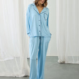 AMOUR HEART PYJAMAS BLUE