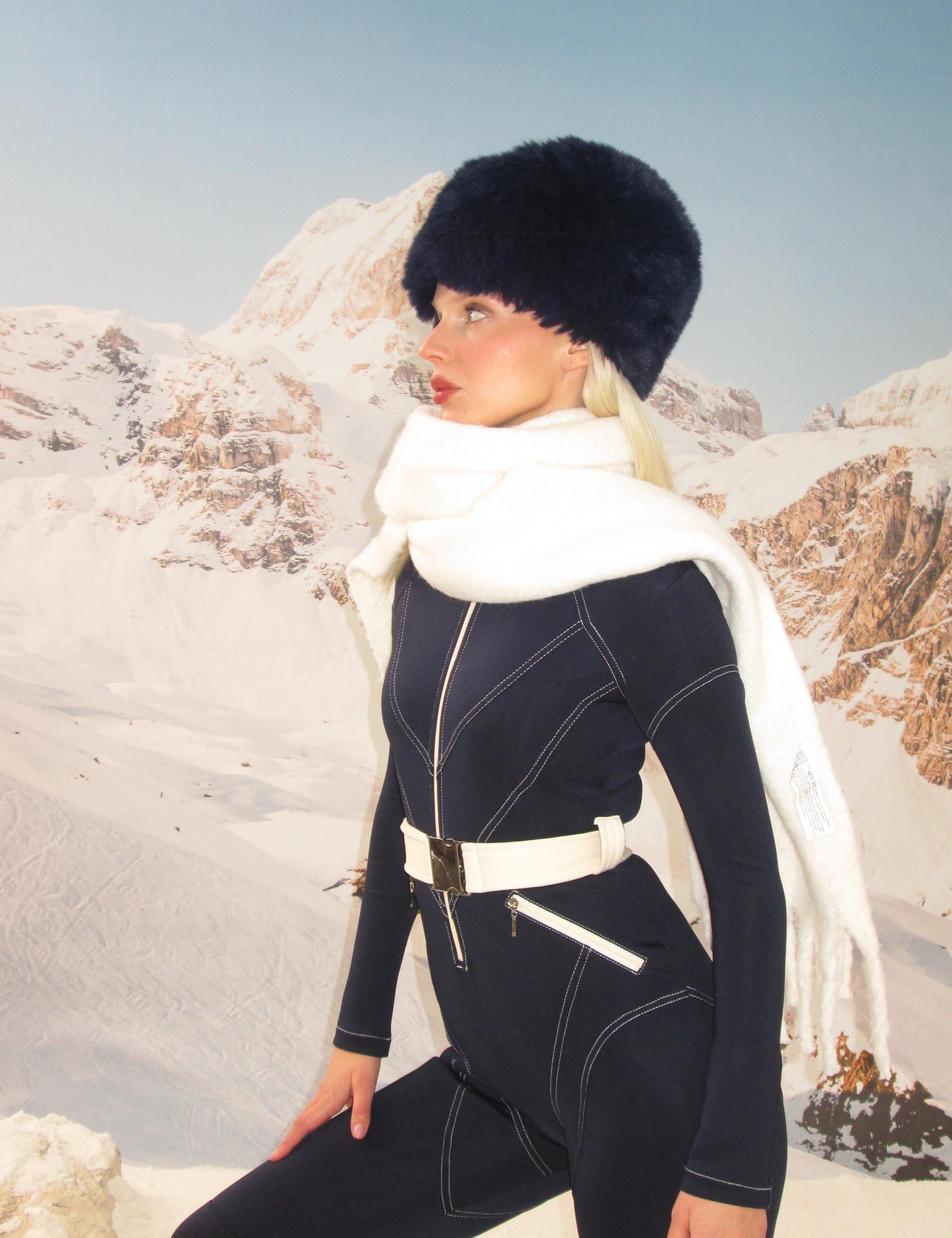 LIQUIDE SKI SUIT NAVY BLUE