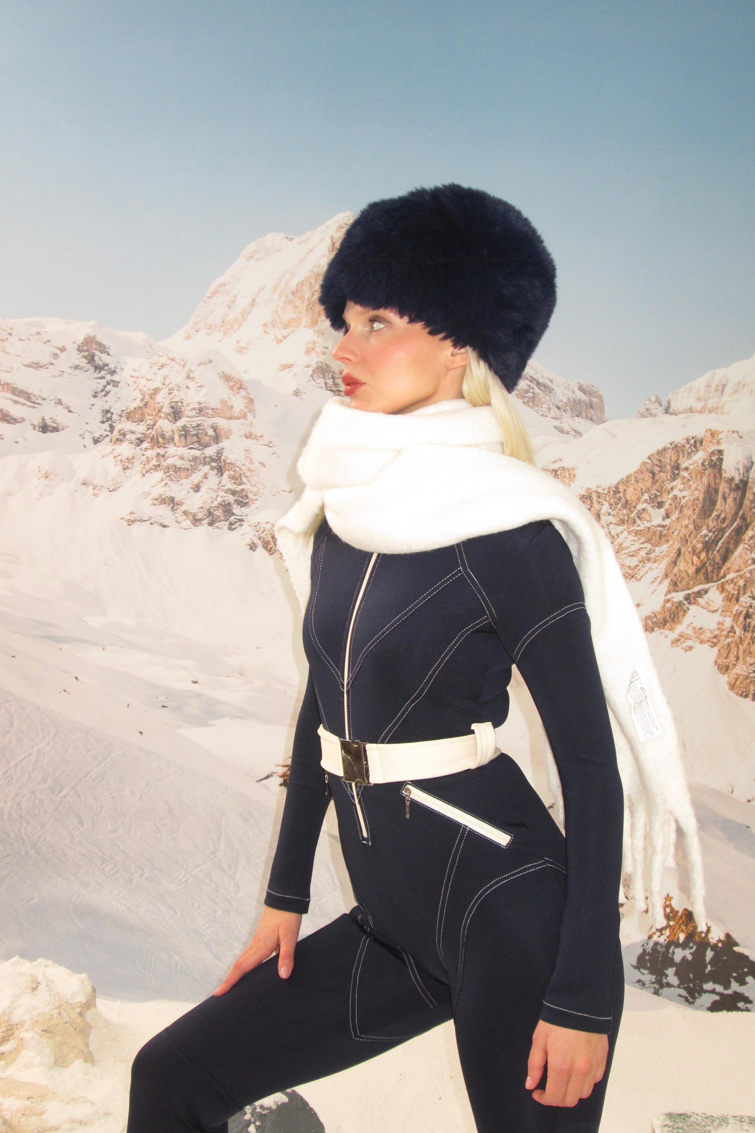 LIQUIDE SKI SUIT NAVY BLUE