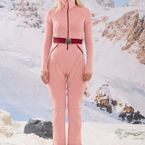 LIQUIDE SKI SUIT PINK&BORDEAUX