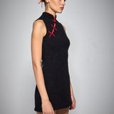ASIAN MINI DRESS BLACK