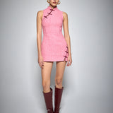 ASIAN MINI DRESS PINK
