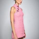 ASIAN MINI DRESS PINK