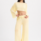 BELLA PAREO SET BUTTER YELLOW