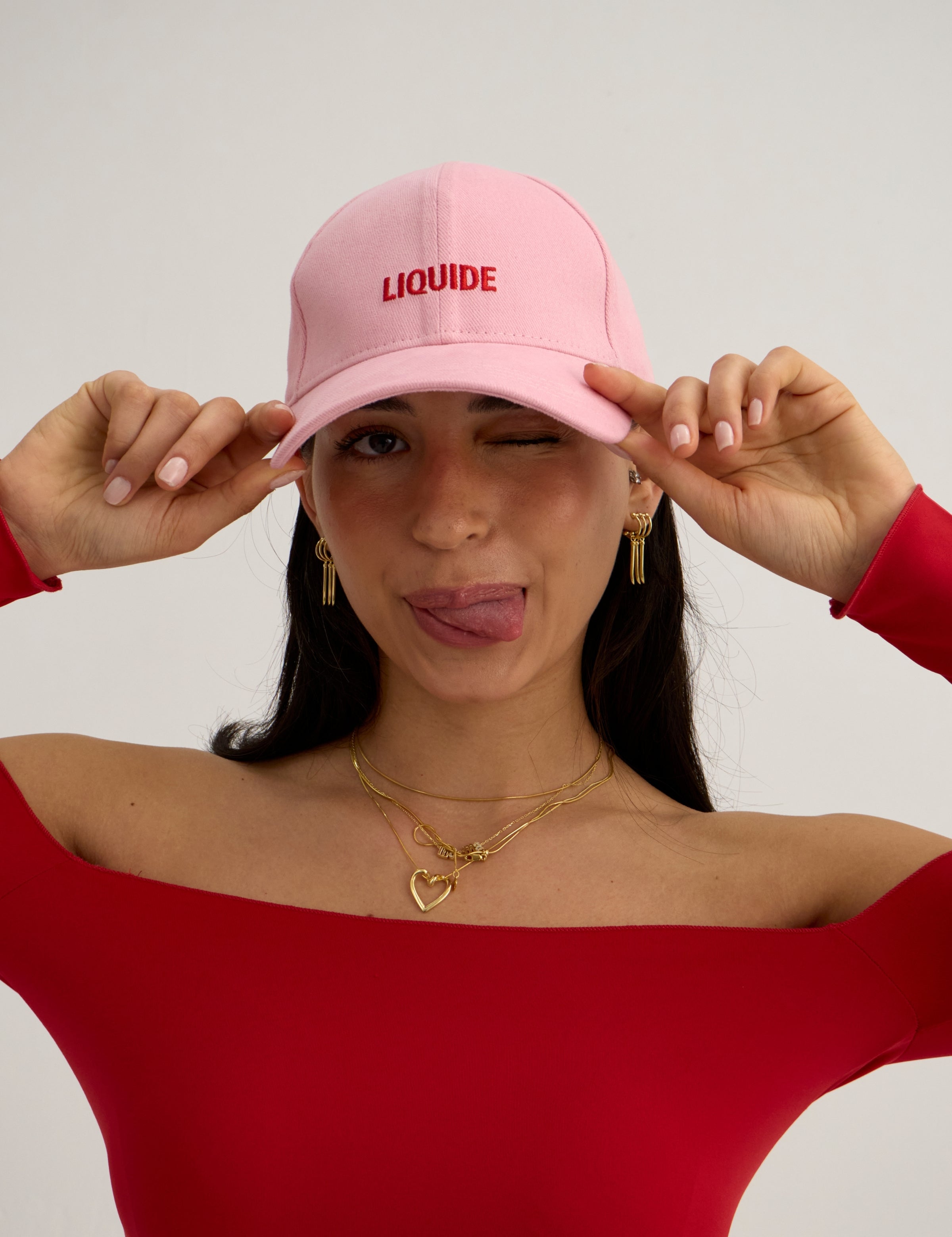 LIQUIDE ŞAPKA PEMBE