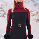LIQUIDE SKI SUIT BLACK&RED