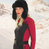 LIQUIDE SKI SUIT BLACK&RED