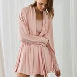 CHLOE KİMONO ELBİSE PEMBE 