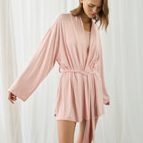 CHLOE KİMONO ELBİSE PEMBE 