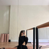YIRTMAÇLI TAKIM SİYAH
