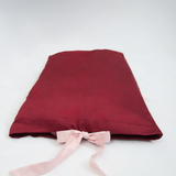 LIQUIDE DUVET COVER BORDEAUX