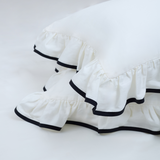 LIQUIDE DUVET COVER ECRU