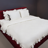 LIQUIDE DUVET COVER ECRU