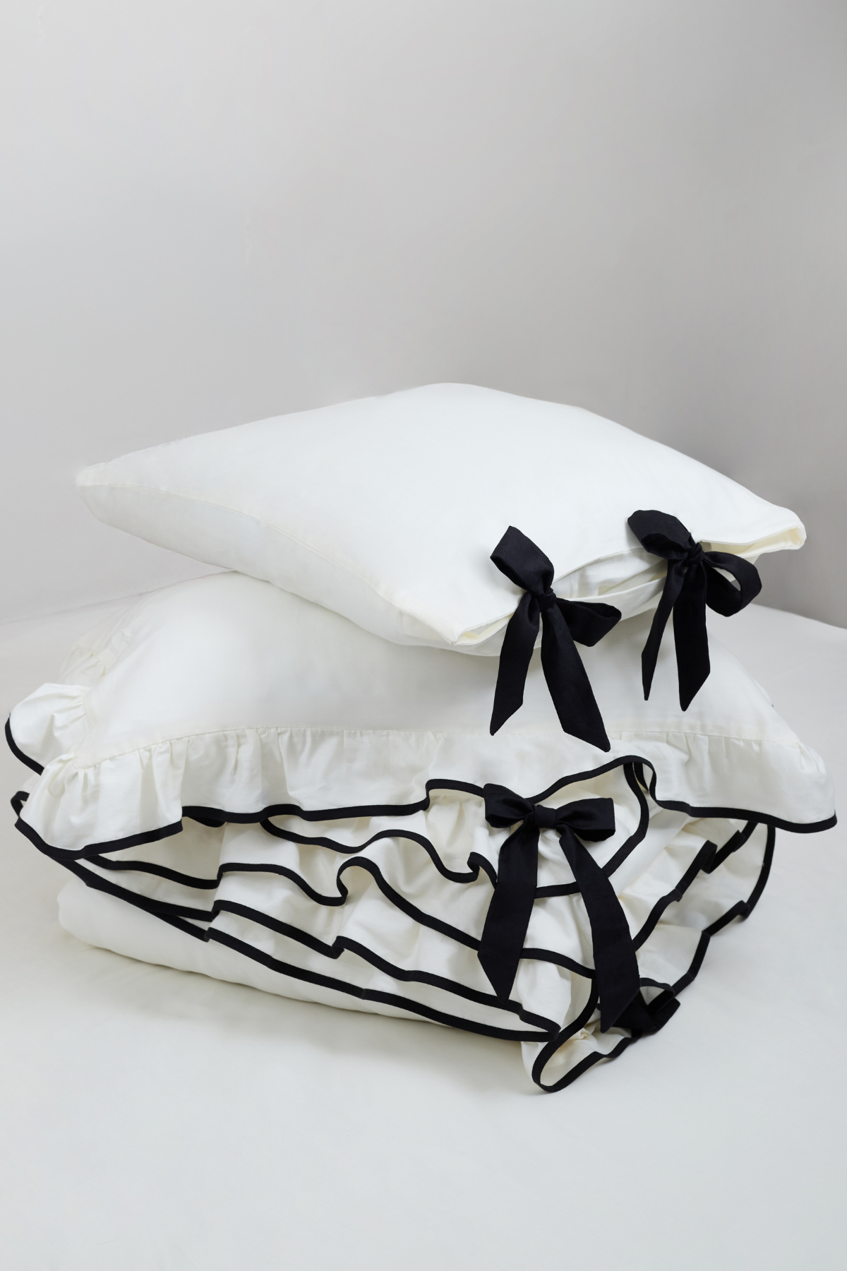 LIQUIDE DUVET COVER ECRU