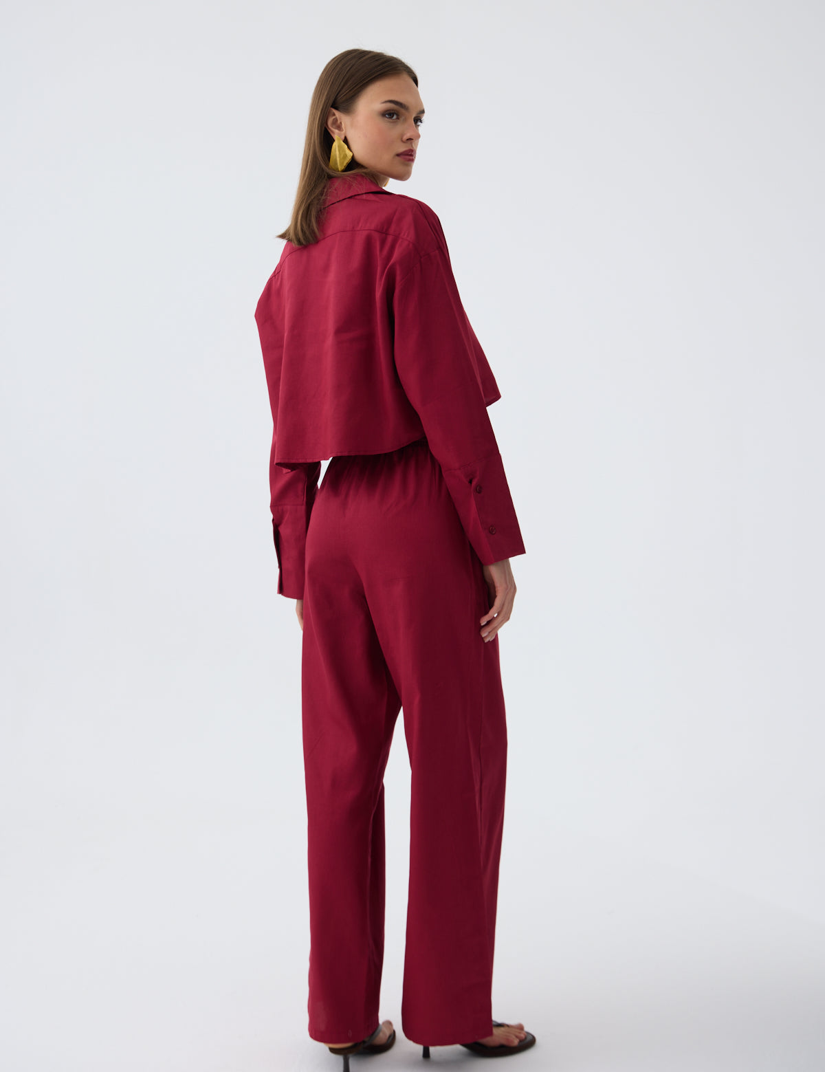 EASE PANTS BORDEAUX
