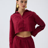 EASE PANTS BORDEAUX