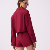 EASE SHORT BORDEAUX