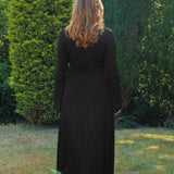 ERA KIMONO DRESS BLACK