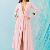 ERA KIMONO DRESS PINK