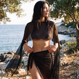 EVA PAREO SET BLACK