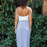 EVA PAREO SKIRT SILVER