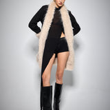 FUR COAT BLACK