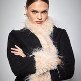 FUR COAT BLACK