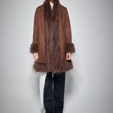 FUR COAT BROWN