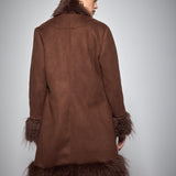 FUR COAT BROWN