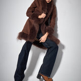 FUR COAT BROWN