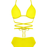 Liquide - Plaj Giyim - Sarı Ivy Bikini