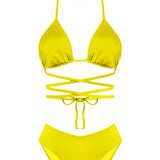 Liquide - Plaj Giyim - Sarı Ivy Bikini