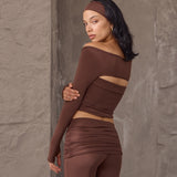 KIA LEGGINGS BROWN