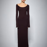 RAVEN DRESS BROWN