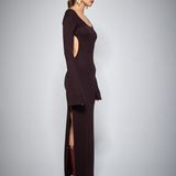RAVEN DRESS BROWN